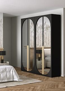 Шкаф распашной Брей - 2.2 Черный