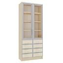 Книжный шкаф Альма - 12 Дуб Молочный