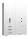 Шкаф распашной Мори-Хелена - 9 Белый