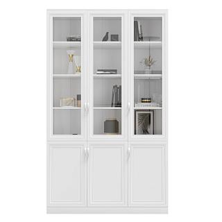 Книжный шкаф Библиограф - 3 №3 Белый