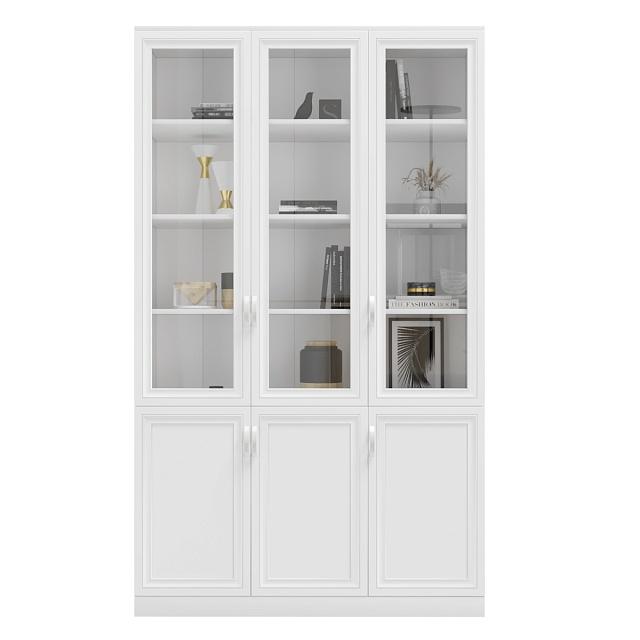 Книжный шкаф Библиограф - 3 №3 Белый