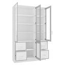 Книжный шкаф Альма - 19 Белый