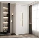 Шкаф распашной Хилтон - 3.2 Белый