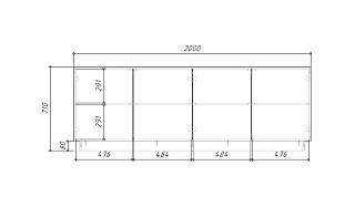 Тумба под ТВ Алиса 1 Черный