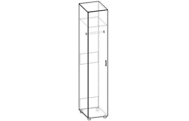 Шкаф распашной Лидер ШР.025.400-01