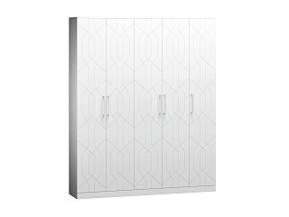 Шкаф распашной Дольче - 5 МДФ Лотос