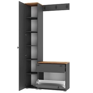 Прихожая Квели - 7 Графит