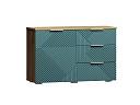 Комод Салерно NEW 3 Аквамарин
