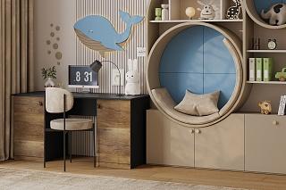 Письменный стол Банни - 4 МДФ Дуб Мореный