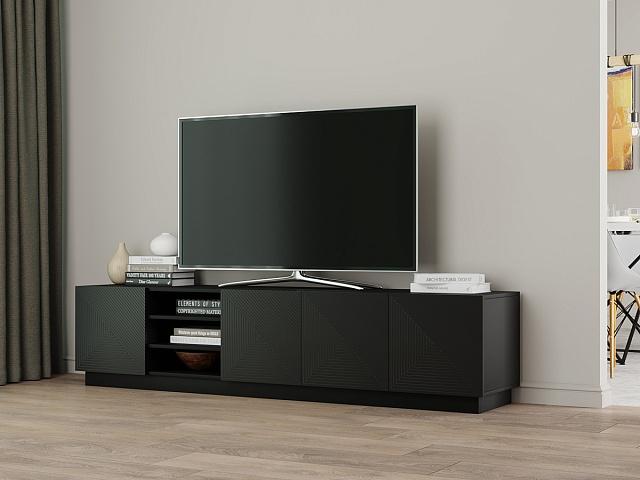 Тумба под ТВ Алиса 4 Черный