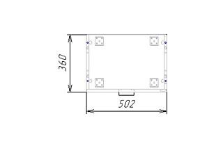 Стеллаж Тоди - 1 Белый