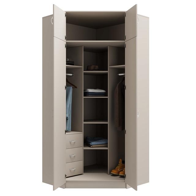 Шкаф угловой Алиса - 15 Кашемир