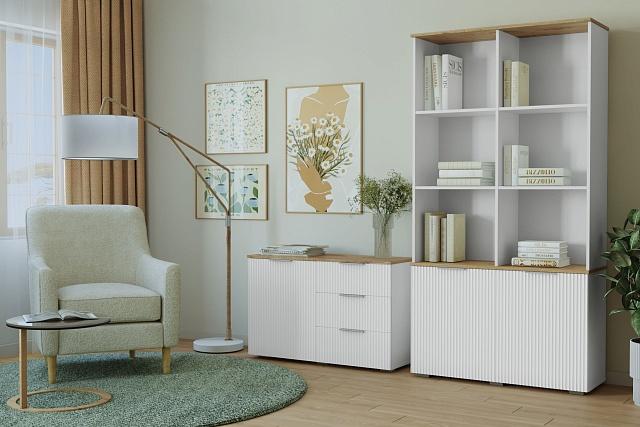 Гостиная Салерно - 3 Белый