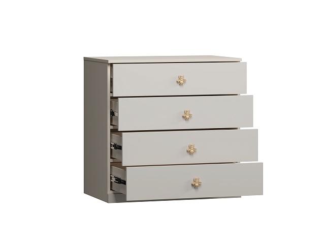 Комод Скарабей - 4 МДФ Кашемир