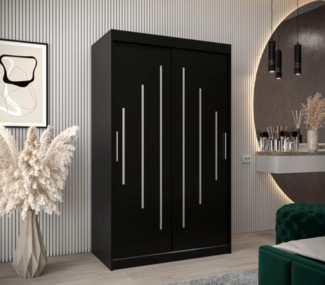 Шкаф-купе Валмиера NEW - 2 Черный