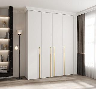 Шкаф распашной Комо - 4 Белый