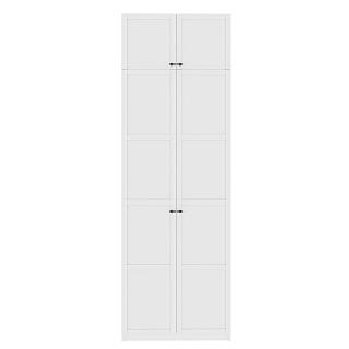 Шкаф распашной Скаген - 2 с антресолью Белый