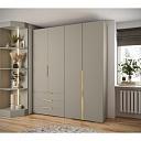 Шкаф распашной Мори - 8 Кашемир