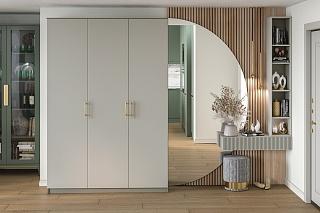 Шкаф распашной Хелена - 3 Кашемир