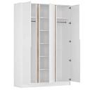 Шкаф распашной Бонди - 3 Белый