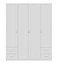 Шкаф распашной Зодиак 4.6 МДФ