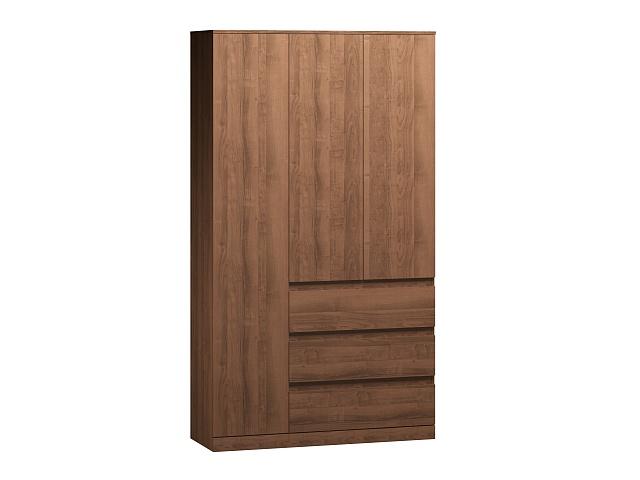 Шкаф распашной Мальм - 3 Орех Экко