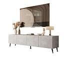 Тумба под ТВ Виго - 1 на ножках Ателье Светлое