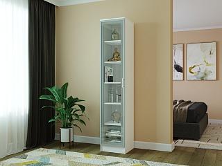 Книжный шкаф Альма - 1 Белый