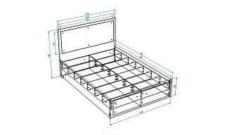Кровать Луиза - 1 1400