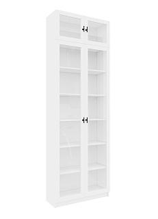 Библиотека Билли Хелена с антресолью - 20 Белый / Черный