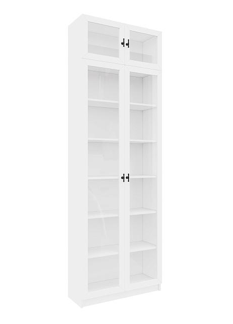 Библиотека Билли Хелена с антресолью - 20 Белый / Черный