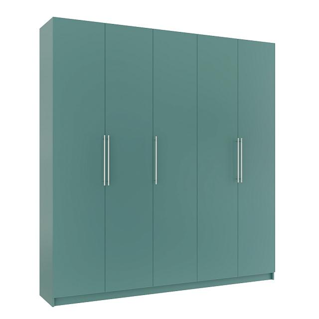 Шкаф распашной Калифорния - 5 Сумеречный Голубой