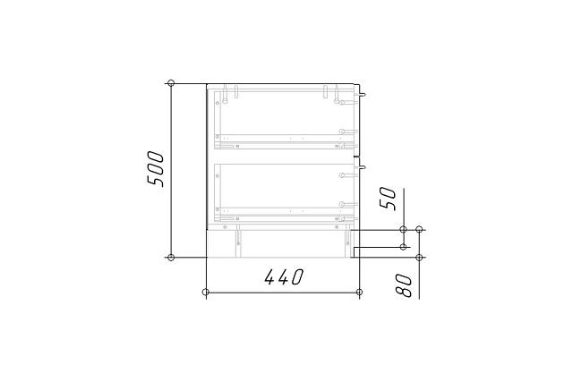 Тумба прикроватная Лорена Пакс - 4 Черный