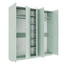 Шкаф распашной Калифорния - 5 Пастельный Зеленый