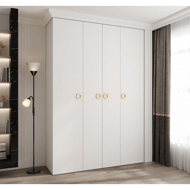 Шкаф распашной Хилтон - 2.4 Белый