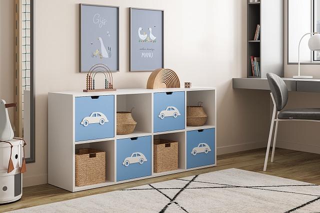 Стеллаж Kids - 5 Пастельно-Синий