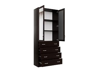 Шкаф распашной Стелла - 9 Венге