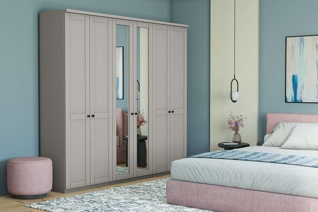 Шкаф распашной София РАХ - 4 МДФ Кашемир