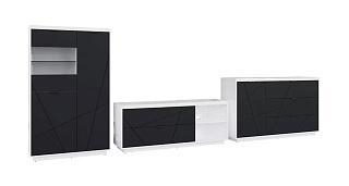 Стенка Бостон - 2 Черный