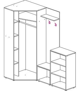 Прихожая Мебелинк 400-14