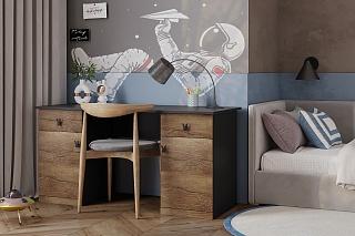 Письменный стол Банни - 6 МДФ Дуб Мореный