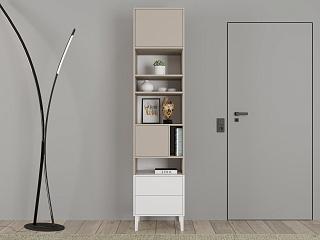 Стеллаж Скарлет - 6 Белый / Кашемир