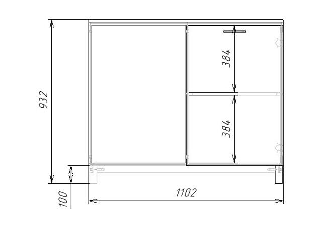Комод Техас - 6 МДФ