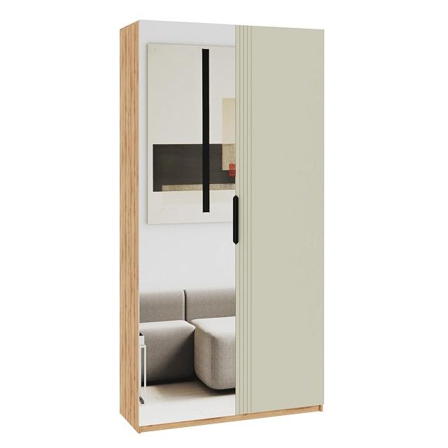 Шкаф распашной Астрис - 3 с зеркалом Сантьяго