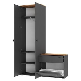 Прихожая Квели - 4 Графит