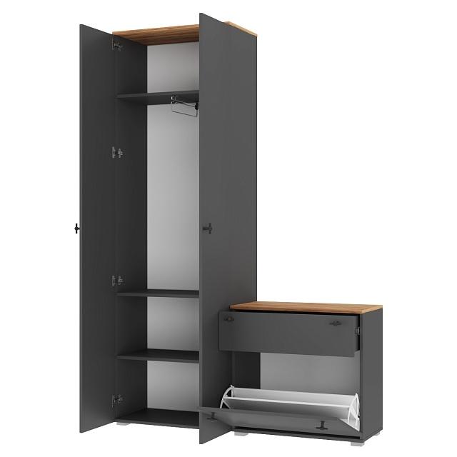 Прихожая Квели - 4 Графит