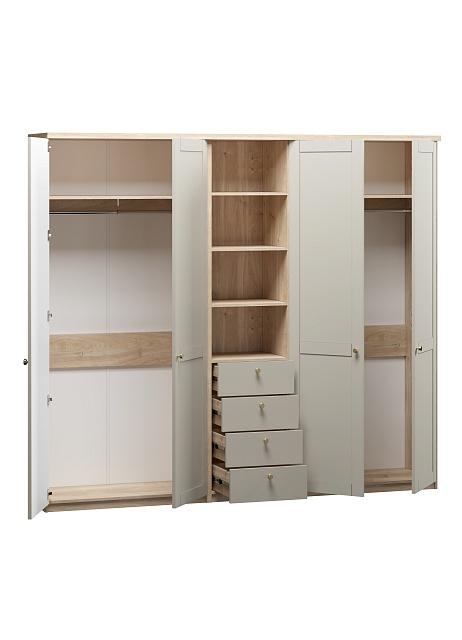 Шкаф распашной София РАХ - 31 МДФ Кастелло Медовый / Кашемир