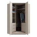 Шкаф угловой Алиса - 4 Кашемир