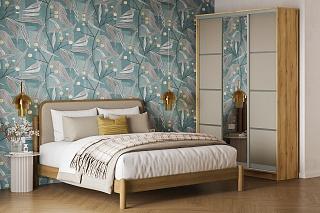 Шкаф-купе Борнео - 3.4С Дуб Золотистый