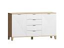 Комод Марвин 25.1 фрезеровка 8 Белый